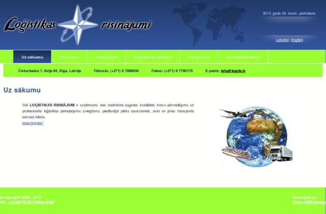 Loģistikas risinājumi, SIA